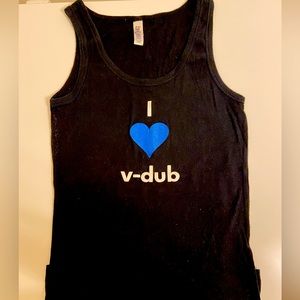 Women’s I 💙 v-dub shirt size Large
